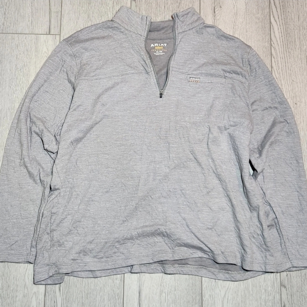 Ariat Womens Rebar Foundation 1/4 Zip Pullover 2XL / 2TG